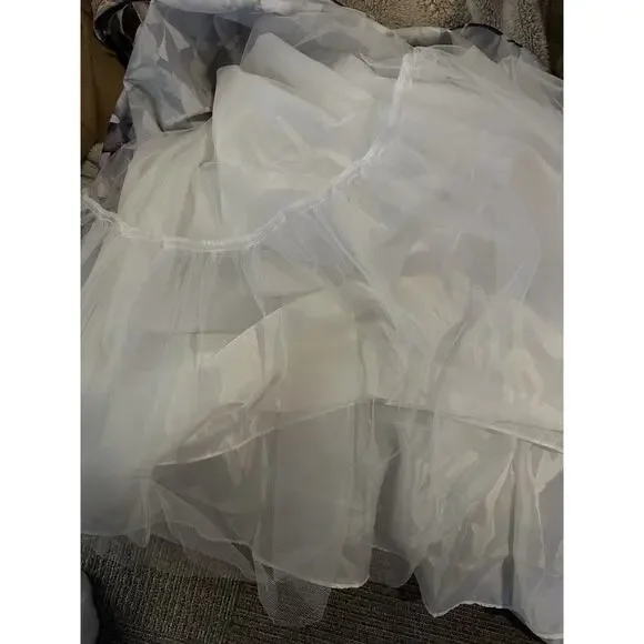 XSCAPE Dress Long Gown Purple Floral Sleeveless Size 4 USA Made Formal Dance NEW - Picture 5 of 7